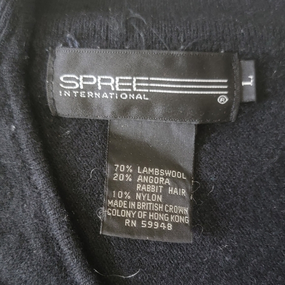 Spree International Gold Beaded Lambswool Large sweater - Picture 6 of 9